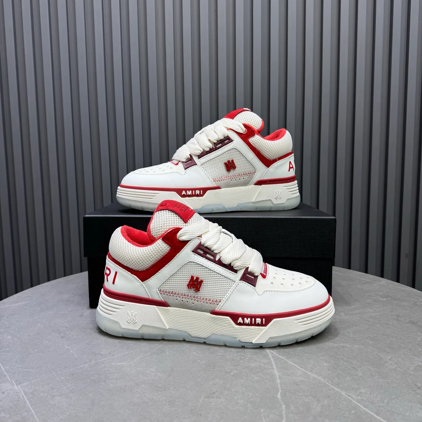 Men's shoes 💰660💰 AMIRI AMIRI trendy brand hot sale 🔥 Available all year round, couples 💑 Official website synchronization Imported fabrics 1⃣️ vs 1⃣️ replica, original factory special original sole, 35-45 (45. non-refundable)
